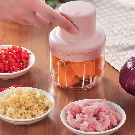 Electric Mini Garlic Chopper (250ml) - Fynkkart