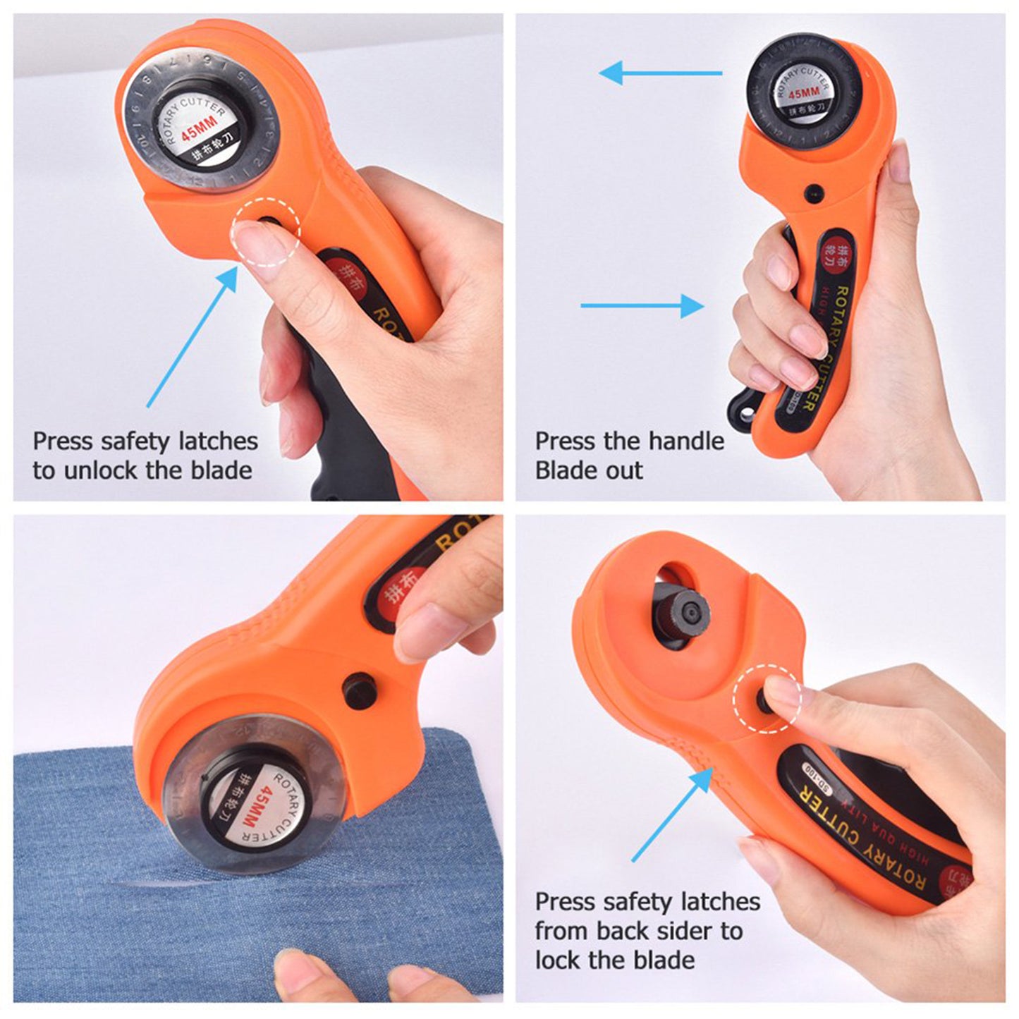 9048 Manual Sewing Roller Cutter Rotary Blade - Fynkkart