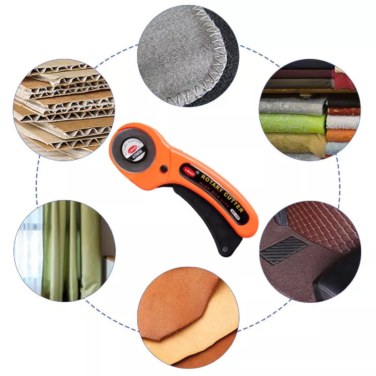 9048 Manual Sewing Roller Cutter Rotary Blade - Fynkkart