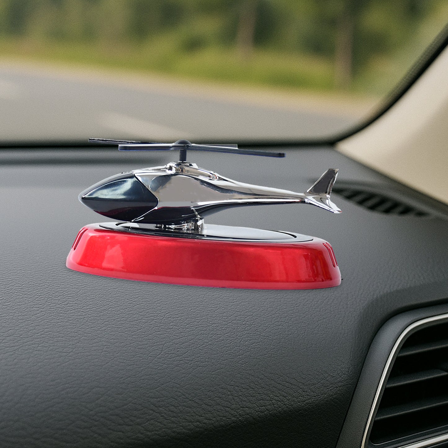 Solar-powered Rotating Helicopter Car Air Freshener - Fynkkart