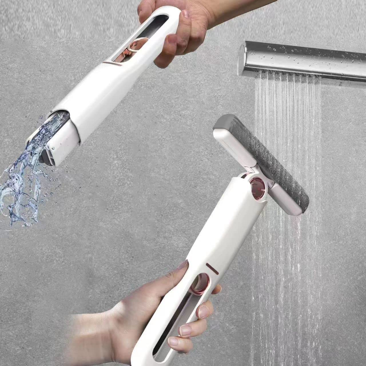 Portable Self-squeeze Short Mop Mini Hand Wash-free Strong Absorbent Mop With 1 Cotton Head Cleaning Sponge For Bathroom Kitchens Table - Fynkkart