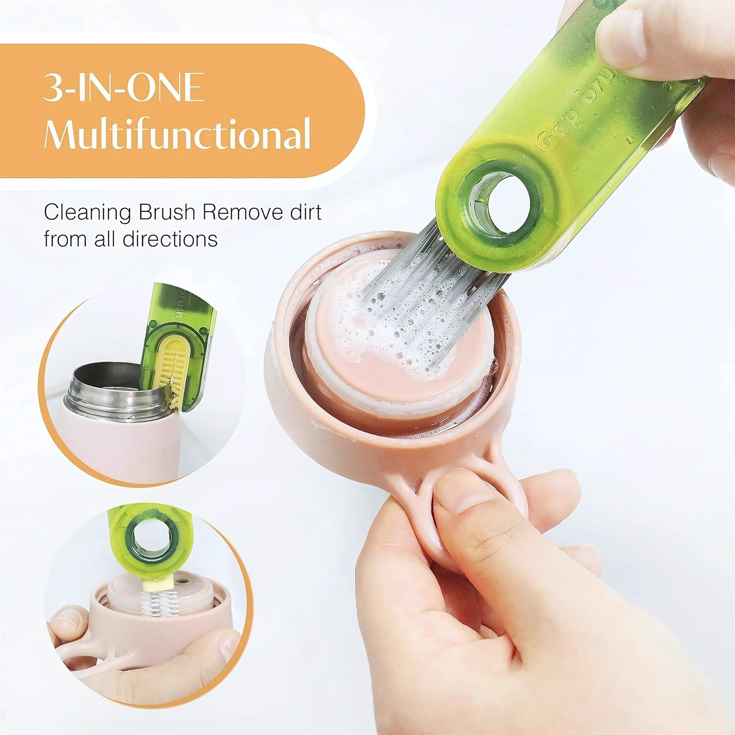 2-in-1 Multipurpose Cleaning Brush Tool (1 Pc) - Fynkkart