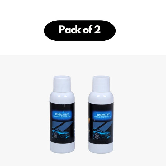 Car Headlight Repair Fluid, Scratch Remover Pack of 2 - Fynkkart 